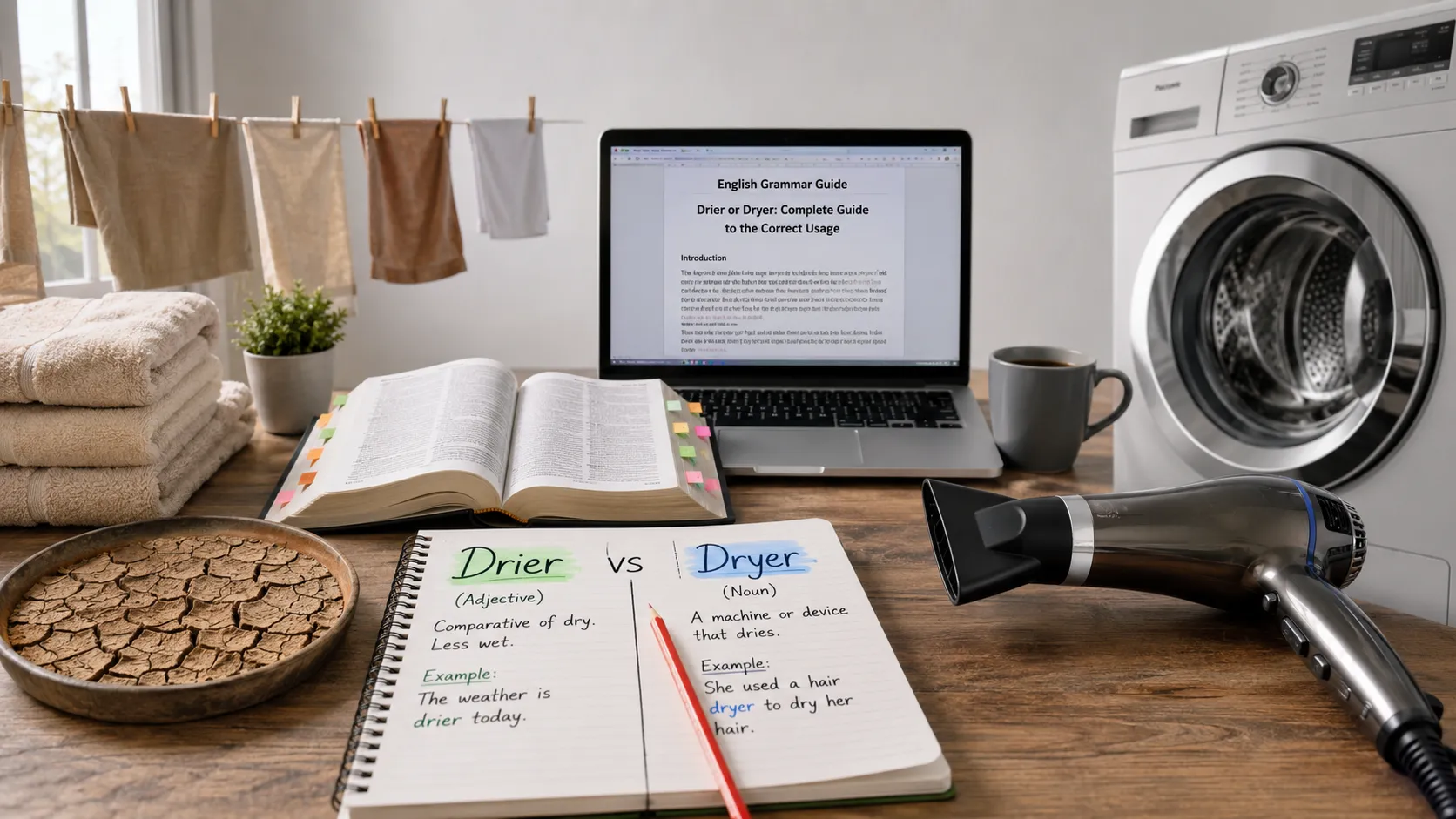 Drier or Dryer: Complete Guide to the Correct Usage