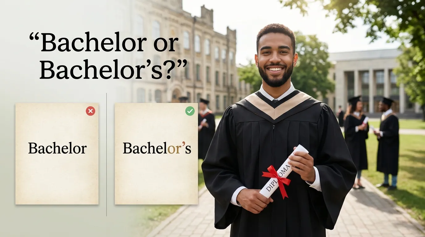 Bachelor or Bachelor's