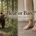 Bear or Bare