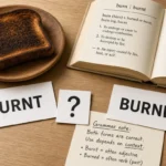 Burnt or Burned
