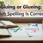 Gluing or Glueing