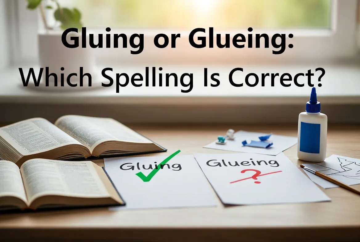 Gluing or Glueing